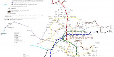 Bản đồ của Đài bắc bến tàu cao tốc trạm