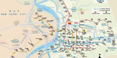 Bản đồ của đường Taipei