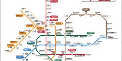 Bản đồ của Đài bắc đêm thị trường