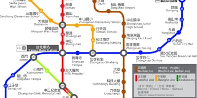 Thsr Đài bắc bản đồ trạm